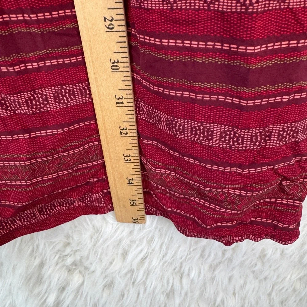 Toad & Co Sunkissed Swing Dress Womens S red orange‎ Striped Athletic Outdoor